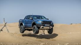 Sliding sideways in a sand dune? No problem for the new Raptor