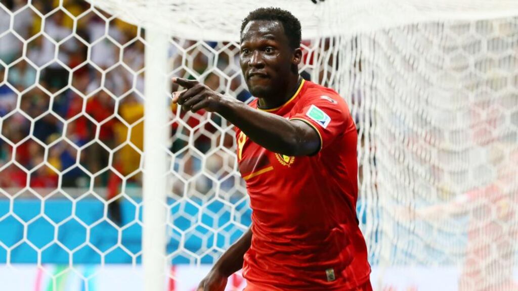 Romelu Lukaku may have heralded a return to form with his extra-time goal against the United States in the Round of 16 game. Photograph:   Kevin C Cox/Getty Images