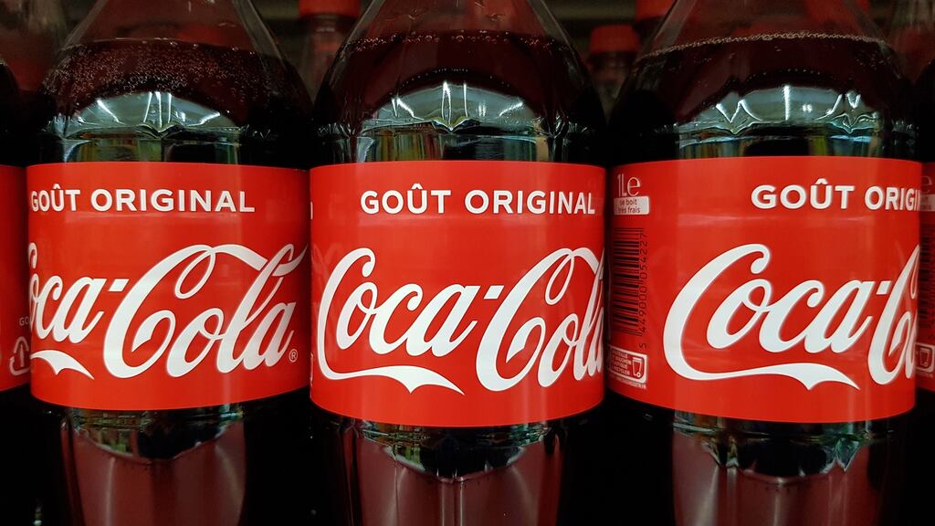 Retail sales of Coca-Cola’s flagship brand rose 6 per cent in the fourth quarter. Photograph: Sebastien Nogier/EPA