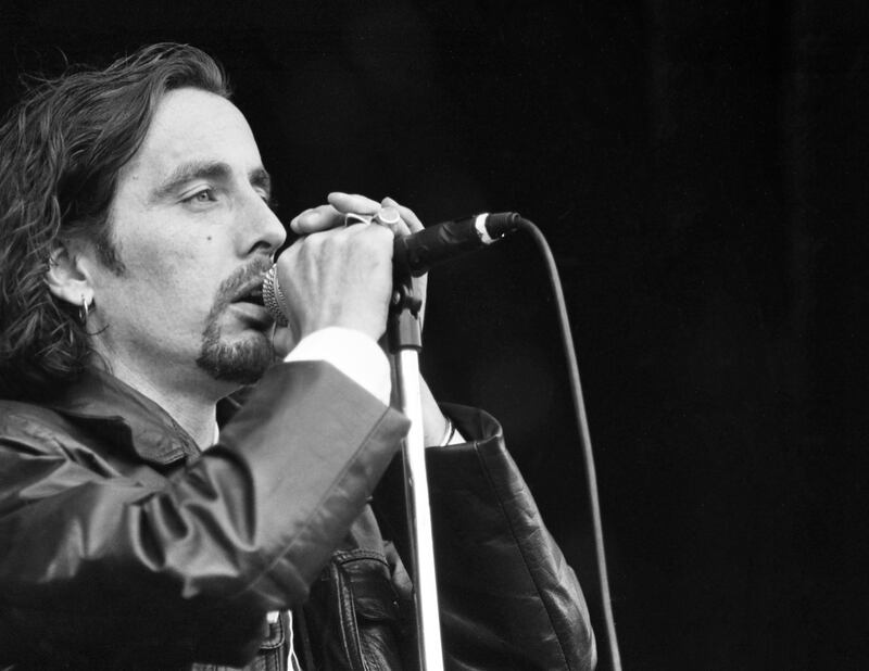 Christy Dignam of Aslan on stage at the RDS circa July 1994. Photograph: Independent Newspapers Ireland/NLI Collection/Getty
