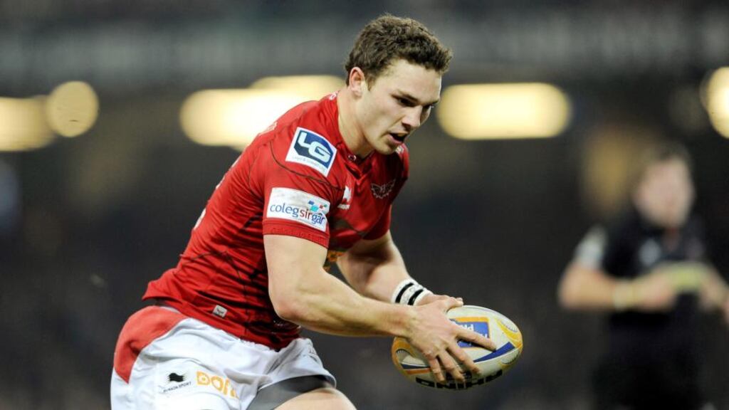 Scarlets wing George North was allegedly surplus to requirements. Photograph: Huw Evans/Inpho