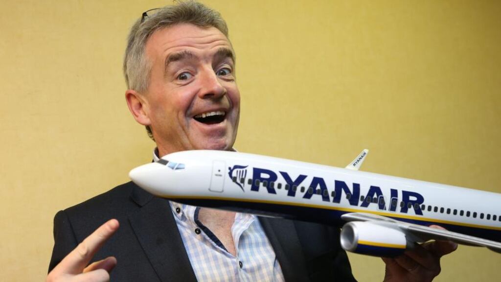 The story of the day was Ryanair, which climbed 6.6 per cent to a closing price of €6.73, as there was no repeat of the two profit warnings it issued in second half of last year. Photograph: Julien Warnand