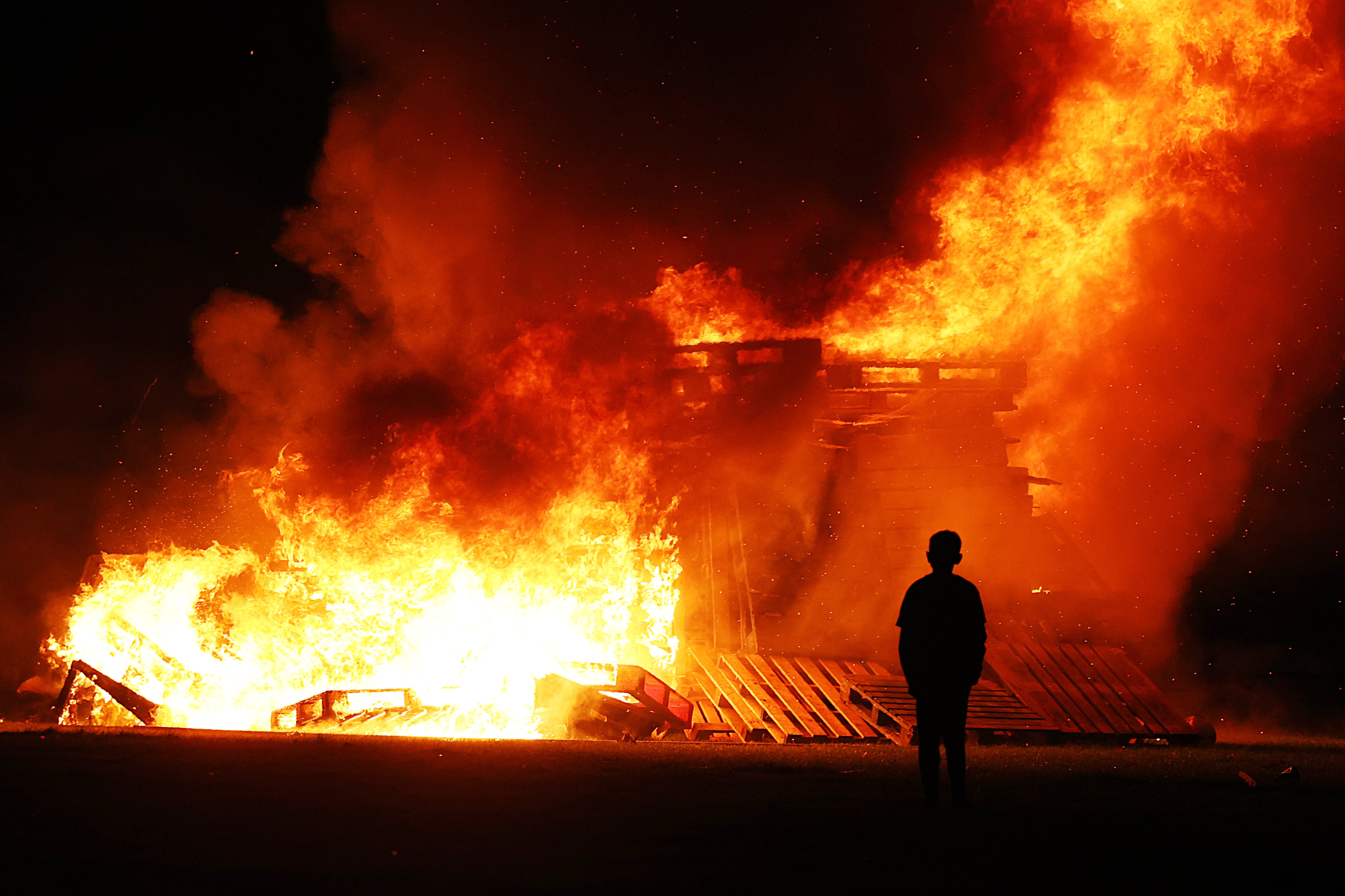 Halloween night: More than 200 call-outs on fire brigade’s busiest night of the year