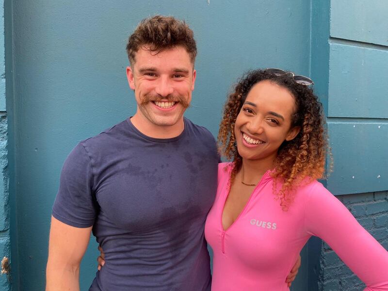 Nicholas Rooney and Elvira Oredein at Club Loosen, The Complex, Dublin 7. Photograph: Rebecca Daly