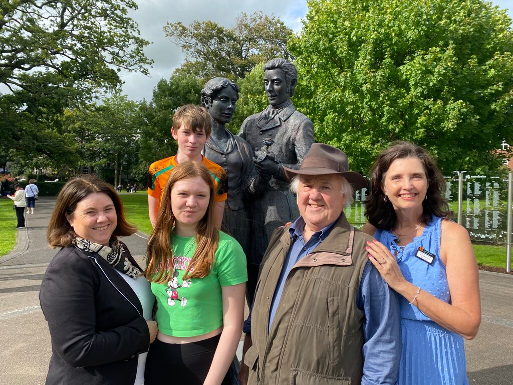 Siobhán Kelly, Michael Kelly, Ciara Kelly, Sean Leach, Ann Marie Mulholland. Photograph: Fiachra Gallagher