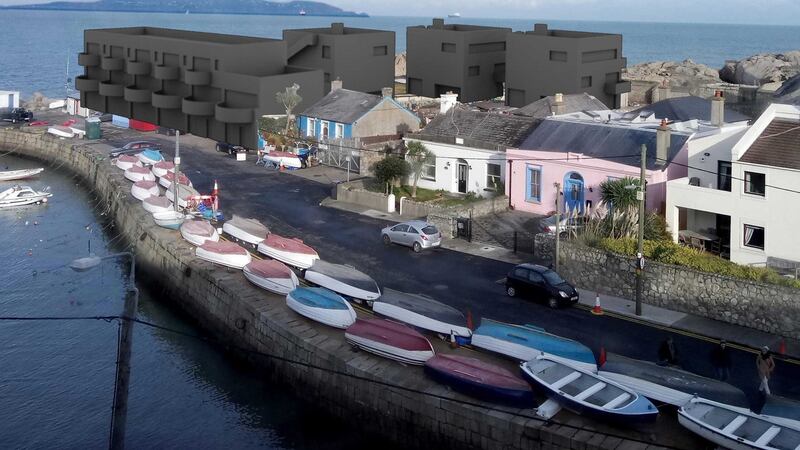 Bartra is preparing a new application for its proposed development at Bulloch Harbour, Dalkey, following refusal of planning permission for the scheme illustrated.