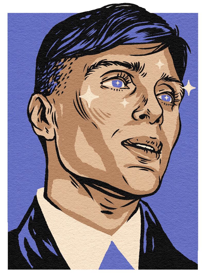 Cillian Murphy’s steady gaze is the wonder of these islands (specifically: Cork). Illustration: Lauren O’Neill