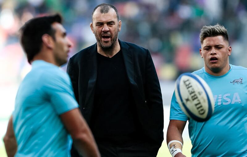 Former Leinster and Australia coach Michael Cheika takes charge of Argentina. Photograph: Pablo Gasparini/AFP via Getty Images