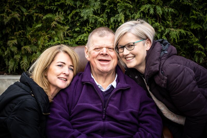 Séamus with Mary and Michelle