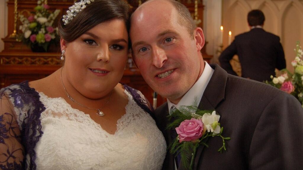 Bernadette Delaney and Thomas Power on their wedding day last September.