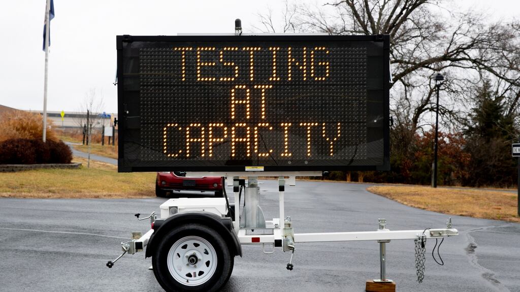 Covid-19 testing rules are being changed to free up capacity in a testing system overwhelmed by a surge in infections due to the more infectious Omicron variant. File photograph: Michael Reynolds/EPA