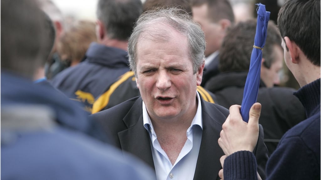 Gavin Duffy at a pro-hunting demonstration at the Green Party annual convention in 2010. Photograph: Dara Mac Dónaill