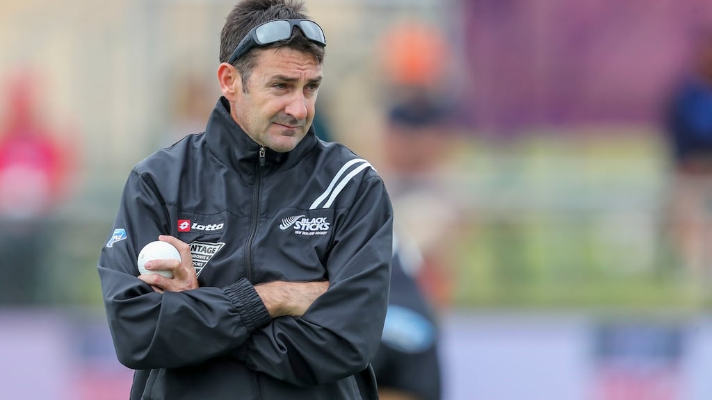 Ireland coach Sean Dancer. His side are vying for their first ever Olympic qualification. Photograph: John Cowpland/Inpho