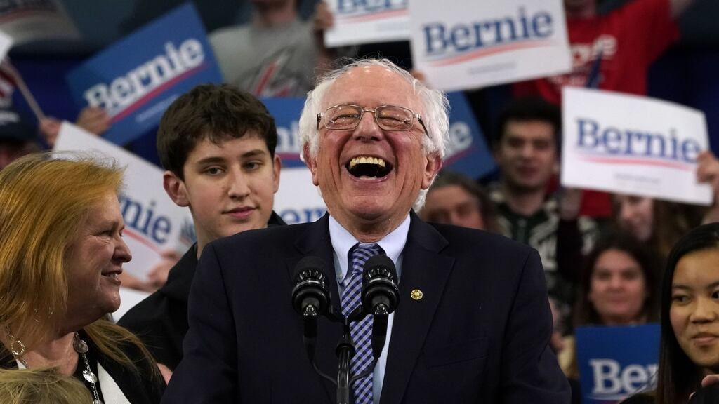 Democratic presidential hopeful Bernie Sanders: has fought a vigorous and radical left-wing campaign. Photograph: Timothy A Clary/AFP via Getty Images