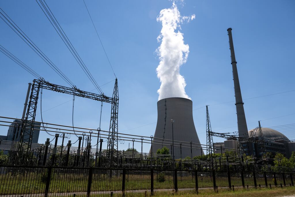 The reactors were due to go offline by December, but the Russian gas shut-off via the Nord Stream pipeline has triggered a rethink. File photograph: Getty Images