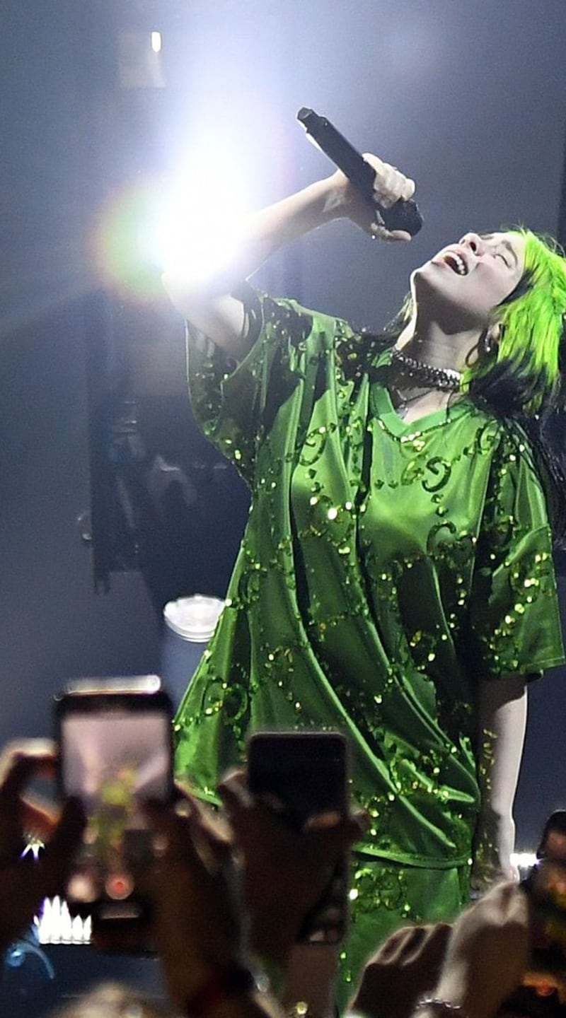 Billie Eilish. Photograph: Kevin Mazur/Getty