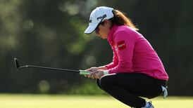 Leona Maguire and Anna Abom fly home flag in Women’s Irish Open