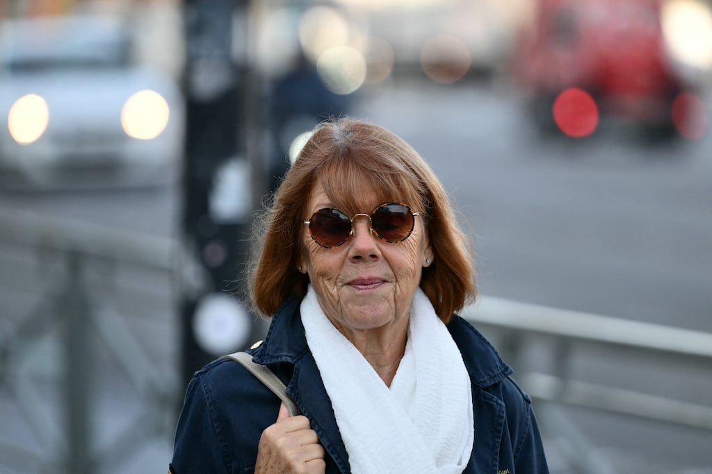 Gisèle Pelicot arrives at the courthouse of Avignon during the trial of her former husband, Dominique Pelicot, who is accused of drugging her for nearly 10 years and inviting strangers to rape her at their home in the south of France. Photograph: Christophe Simon/AFP via Getty Images