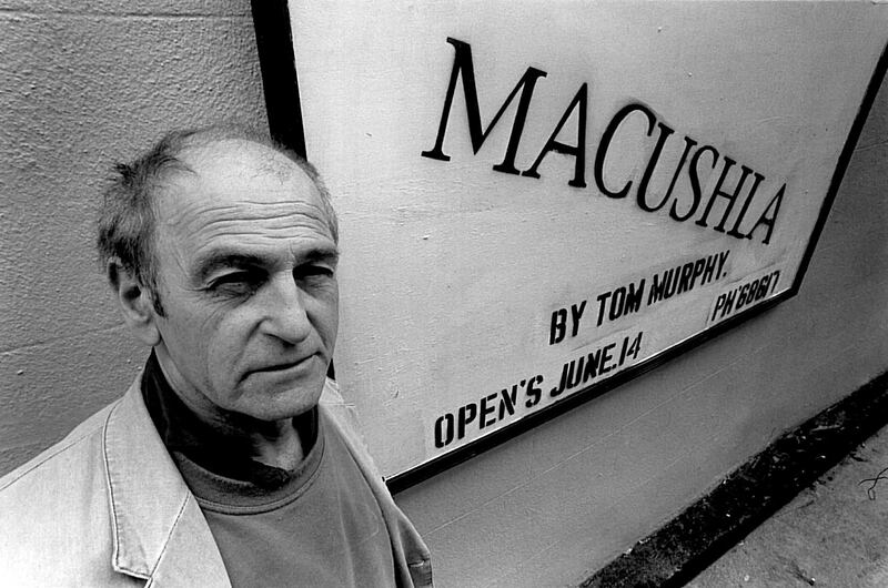 Tom Murphy at the Druid production of his play The Blue Macushla in 1995. Photograph: Druid