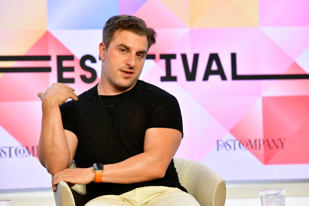 AirBnB CEO Brian Chesky Photograph: by Eugene Gologursky/Getty Images for Fast Company