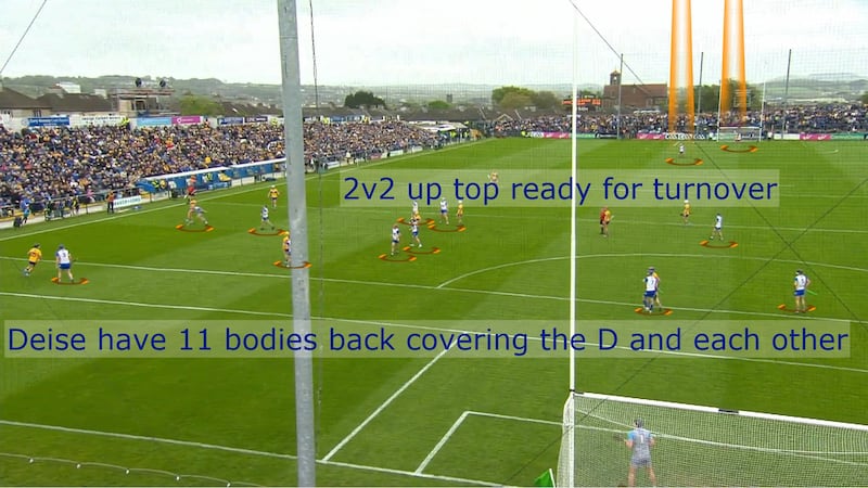 Waterford's shape provided defensive solidity and helped with winning a lot of ruck ball