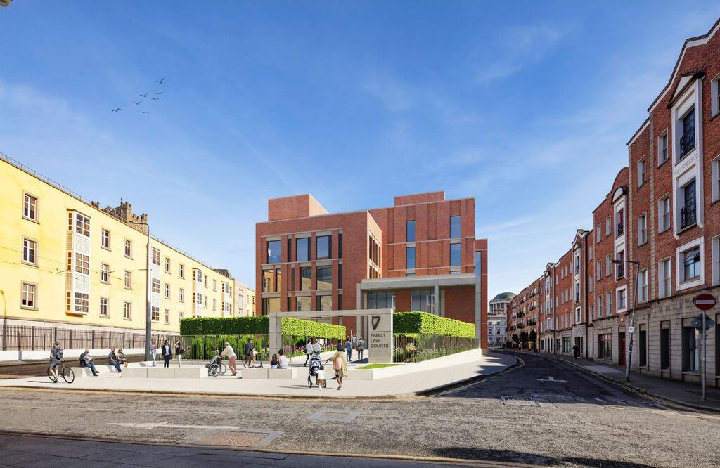 Proposal for what the new family courts on a derelict site at Church St and Hammond Lane would look like