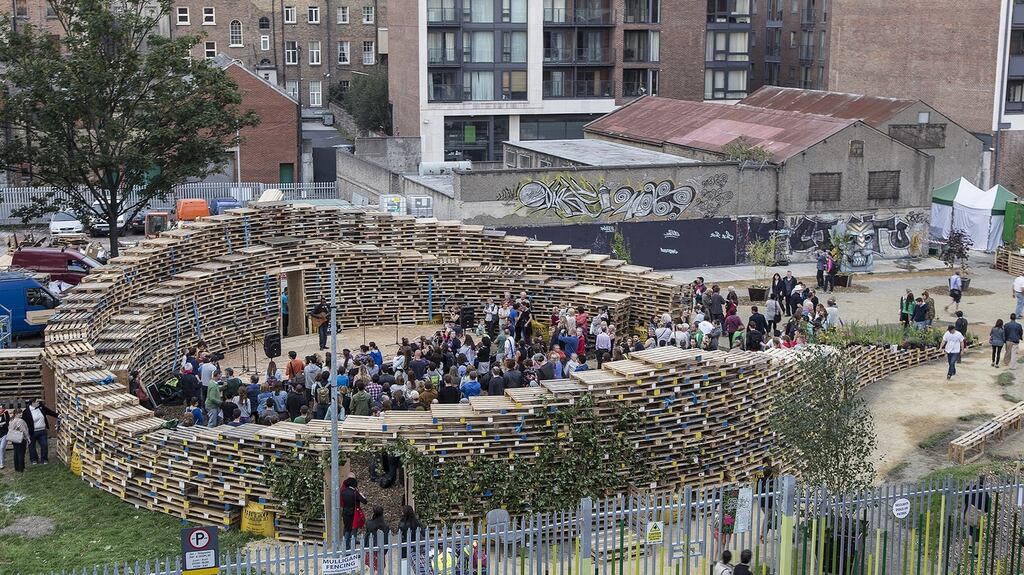Enabling environment: Granby Park on Lower Dominick St, Dublin, was transformed from a vacant site into a place of creativity for everyone