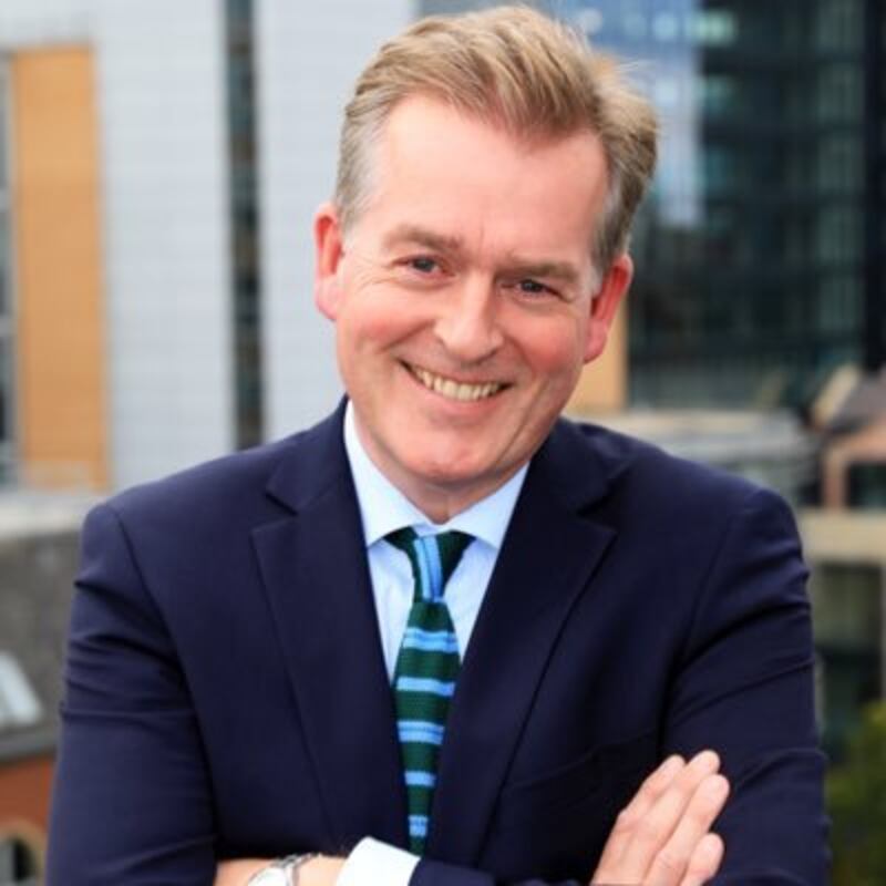 Mark Carruthers, BBC Northern Ireland journalist, and host for hire. Photograph: Twitter/X