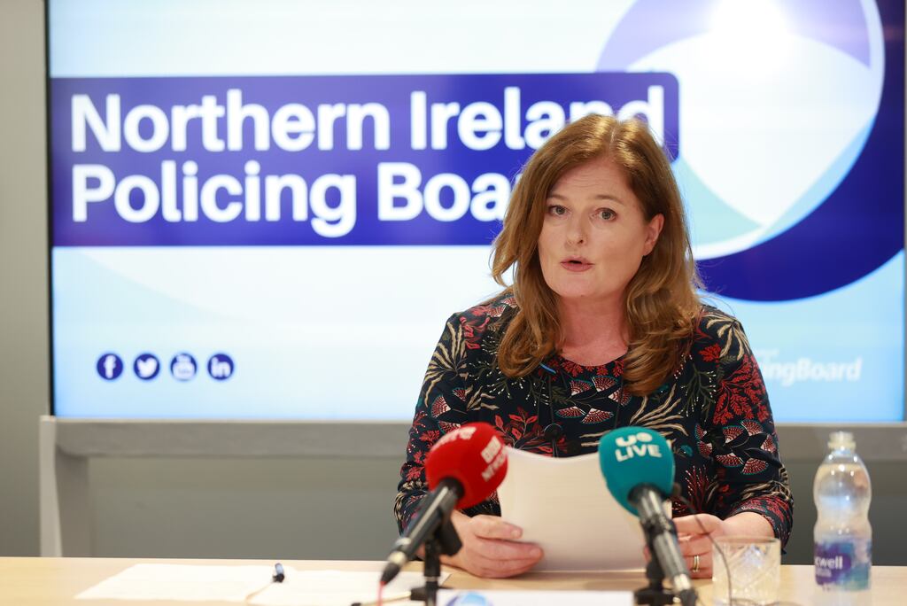 Northern Ireland Policing Board chair Deirdre Toner says the recruitment competition will open at the end of September. Photograph: Liam McBurney/PA Wire