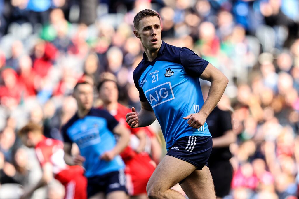 Paul Mannion came on in Dublin's Division 2 final win over Derry. Photograph: Ben Brady/Inpho