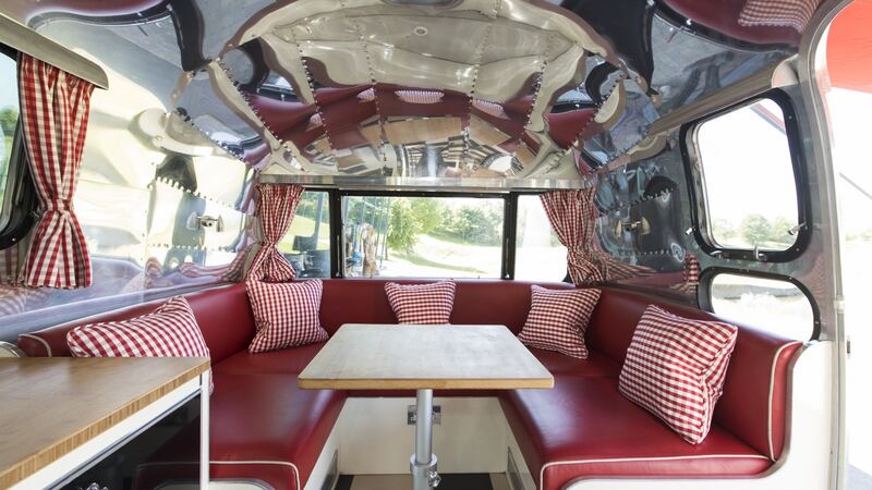 This Airstream Land Yacht Safari was described as the ultimate way to travel when it was manufactured in the mid-1960s in Ohio. Photograph: Michael Donnelly