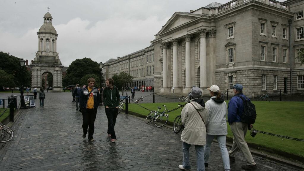 Trinity College Dublin provost Patrick Prendergast has said it appeared Brexit was playing a key role in more international students considering Ireland as a place to study. Photograph: Dara Mac Dónaill