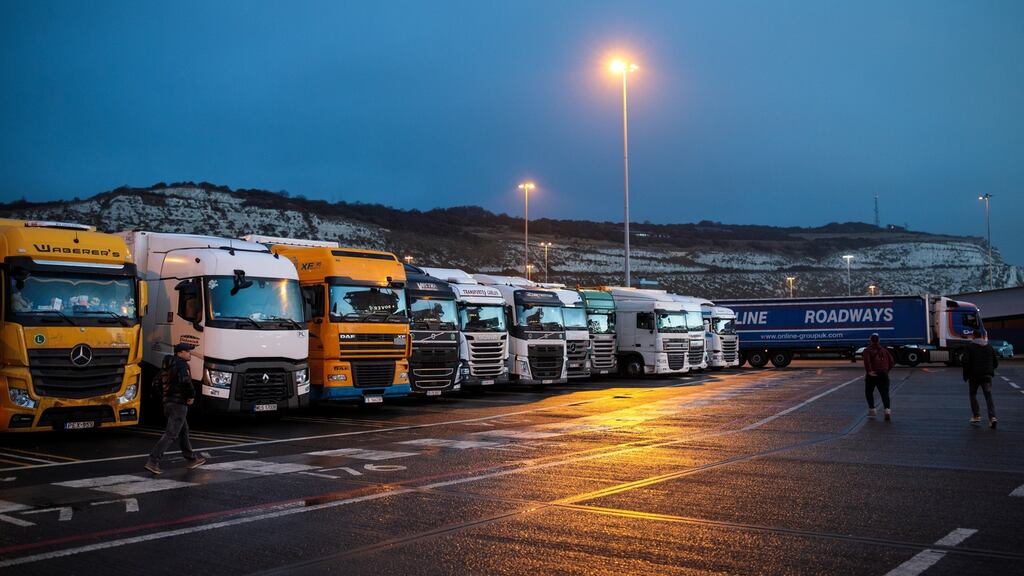 The boss of Calais port in France has warned of potential 30-mile tailbacks if mandatory customs and food safety checks are introduced after Brexit. Photograph: Jack Taylor/Getty Images