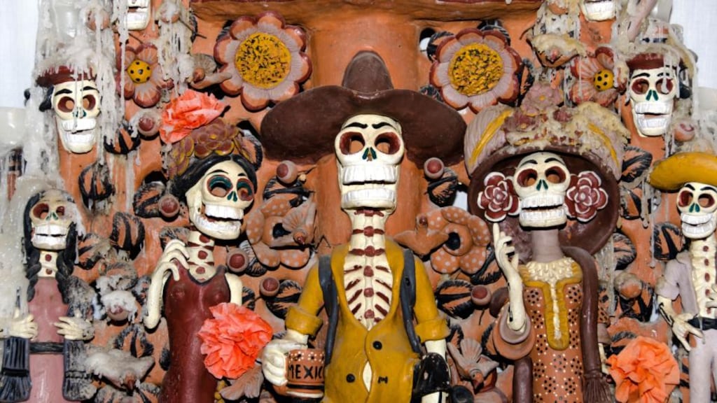 A Mexican “Day of the Dead” altar. Photograph: Getty Images