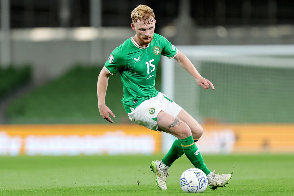 Ireland's Liam Scales. Photograph: Laszlo Geczo/Inpho