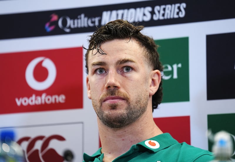 Ireland captain Caelan Doris. Photograph: Brian Lawless/PA