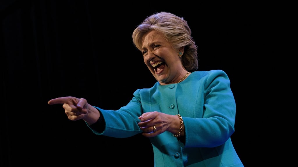 Hillary Clinton: The Democratic presidential nominee is looking at the potential to expand her electoral map. Photograph: Brendan Smialowsk/AFP/Getty Images