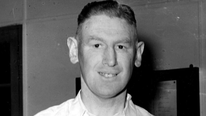 Complex figure: Jim ‘Lugs’ Branigan in 1953. Photograph: Dermot Barry