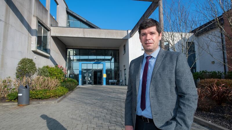 Pobalscoil Chorca Dhuibhne principal Éamonn Fitzmaurice. ‘There’s just more interaction among the pupils, they’re talking to each other more.’ Photograph: Domnick Walsh