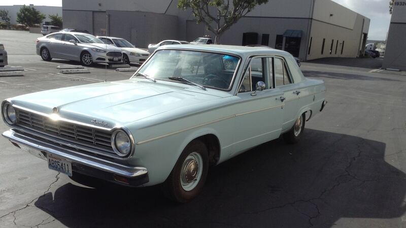 Kurt Cobain's powder-blue 1965 Dodge Dart car