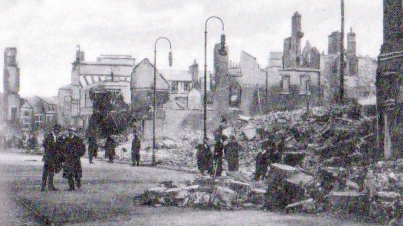 Cork’s Patrick Street after the fire in December 1920