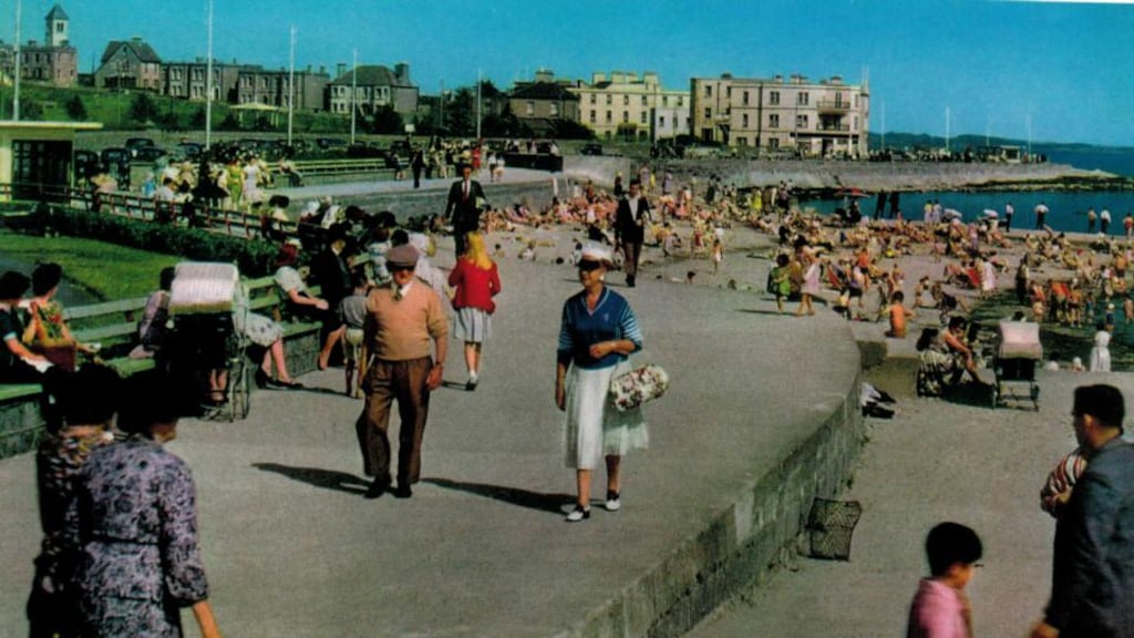 The John Hinde photograph of Salthill prom, estimated to have been taken in the late 1950s or early 1960s