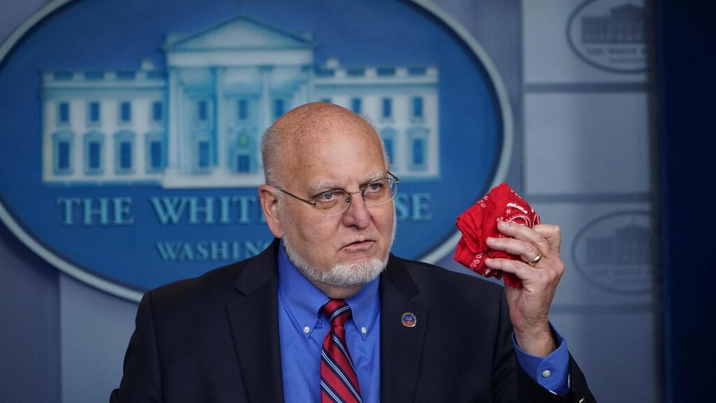 Dr Robert Redfield, director of the US Centers for Disease Control and Prevention. Photograph: Mandel Ngan/AFP via Getty Images
