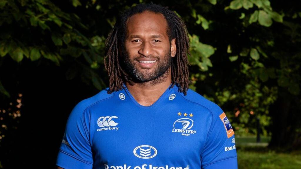 New signing Lote Tuqiri pictured at Leinster training at UCD on Wednesday. Photograph: Stephen McCarthy/Sportsfile