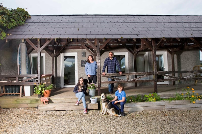 The Nagle family at their home in Co Leitrim.