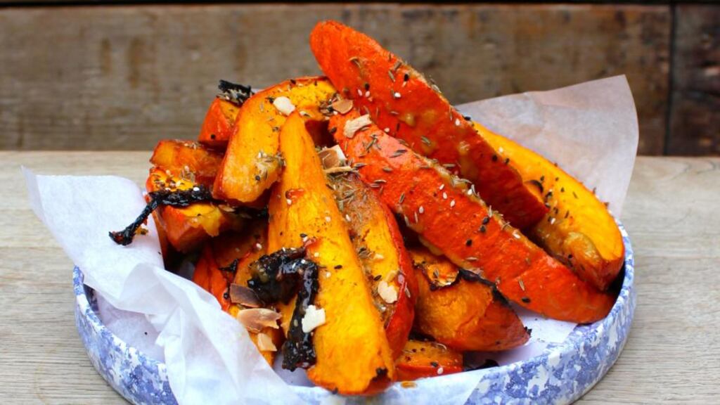 Roasted pumpkin, white miso and caraway