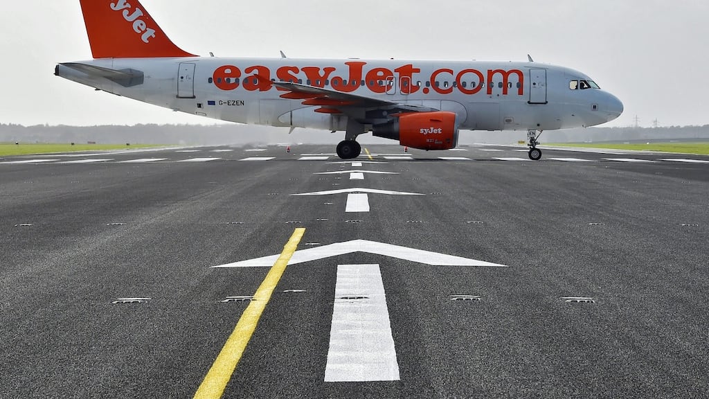 EastJet: posted half-year results last month that showed it had swung to a loss after recent terror attacks saw some passengers stay away. Photograph: Bernd Settnik/EPA
