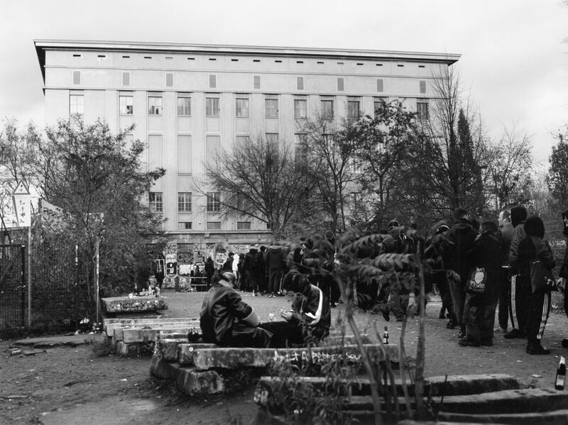 A queue to enter the Berghain nightclub in Berlin, Germany. Photograph: Jelka von Langen and Roman Geobel/New York Times