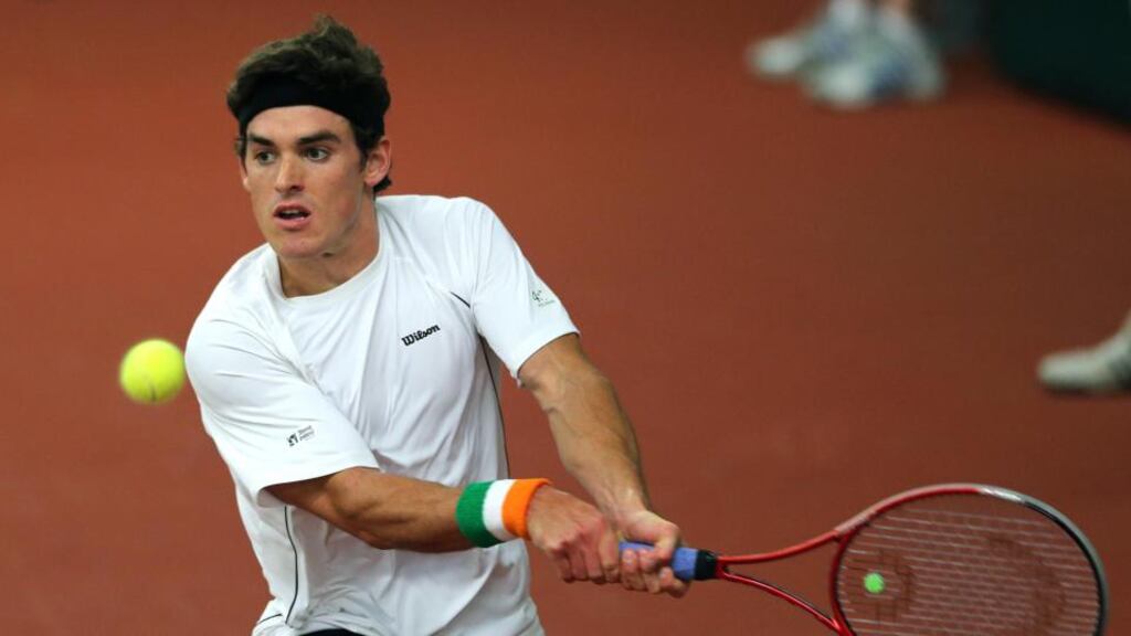 Castleknock’s James McGee (ranked 266) made it to the Wimbledon qualifying event this year but failed to make the main draw