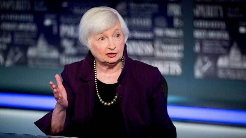 Janet Yellen, Joe Biden’s choice for treasury secretary, touts the benefits of the incoming president’s proposed relief package to tackle the economic costs of the pandemic. Photograph: Andrew Harnik/ AP